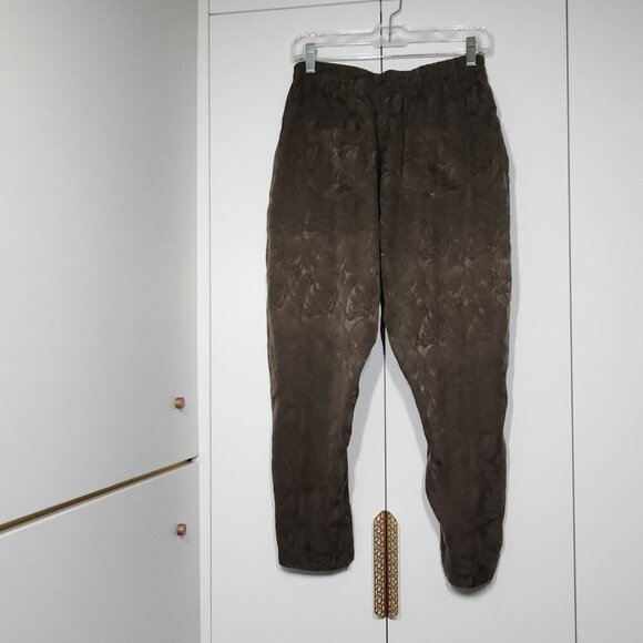 Cotelac France Jacquard Floral Wide Leg Baggy Barrel Pants Size 1 (6 US) - Picture 5 of 10